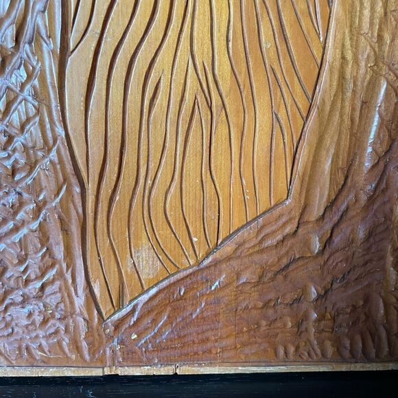 Hand Carved Original Artwork Made of Solid Oak Wood - Picture 5 of 11